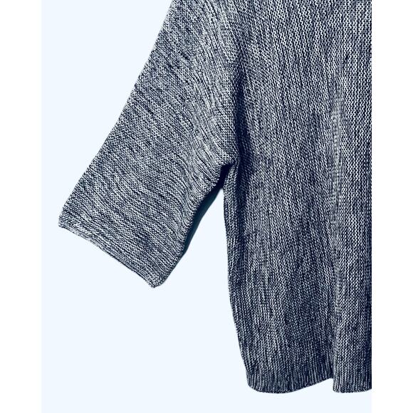 HM Sweater Womens Size M Blue and White Pullover Lightweight Relaxed NWT - Picture 5 of 7